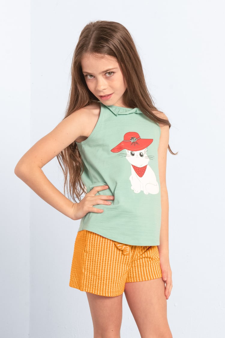 Girls Shorts With Frill Details(5/6yrs -10/11yrs)