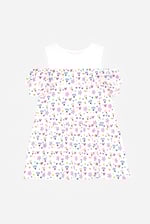 Girls Printed Ruffles Dress (5/6yrs-10/11yrs)