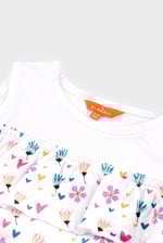 Girls Printed Ruffles Dress (5/6yrs-10/11yrs)