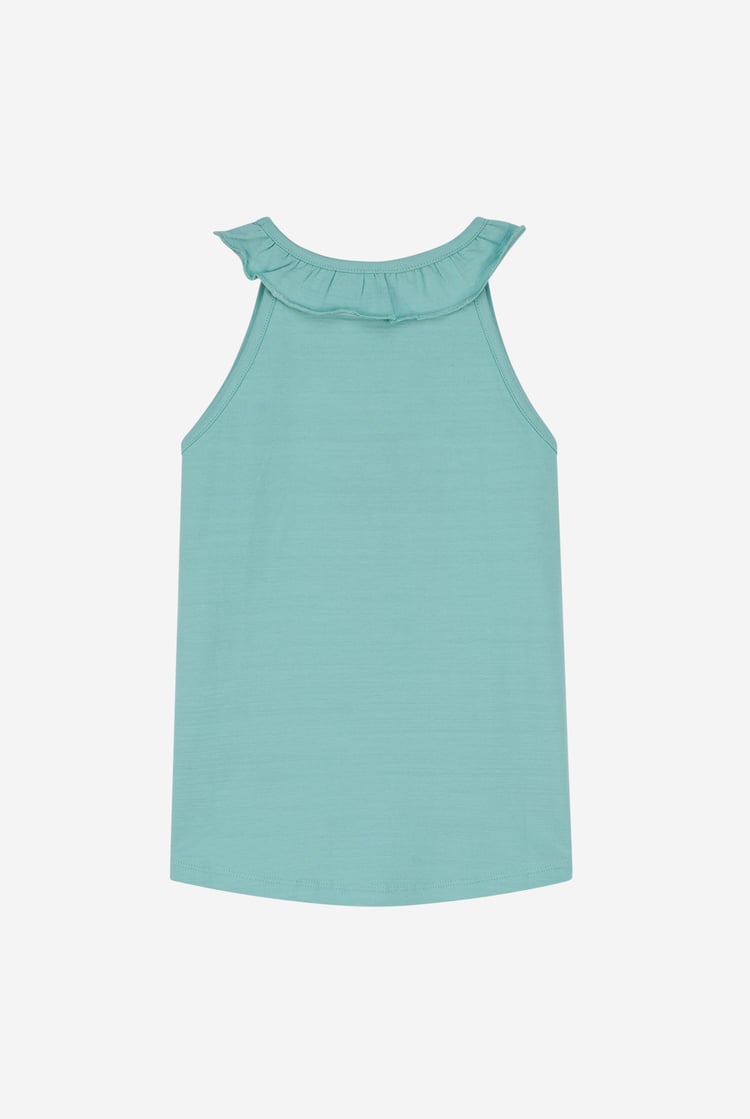 Girls Cat With Hat Tank Top (2/3yrs-8/9yrs)