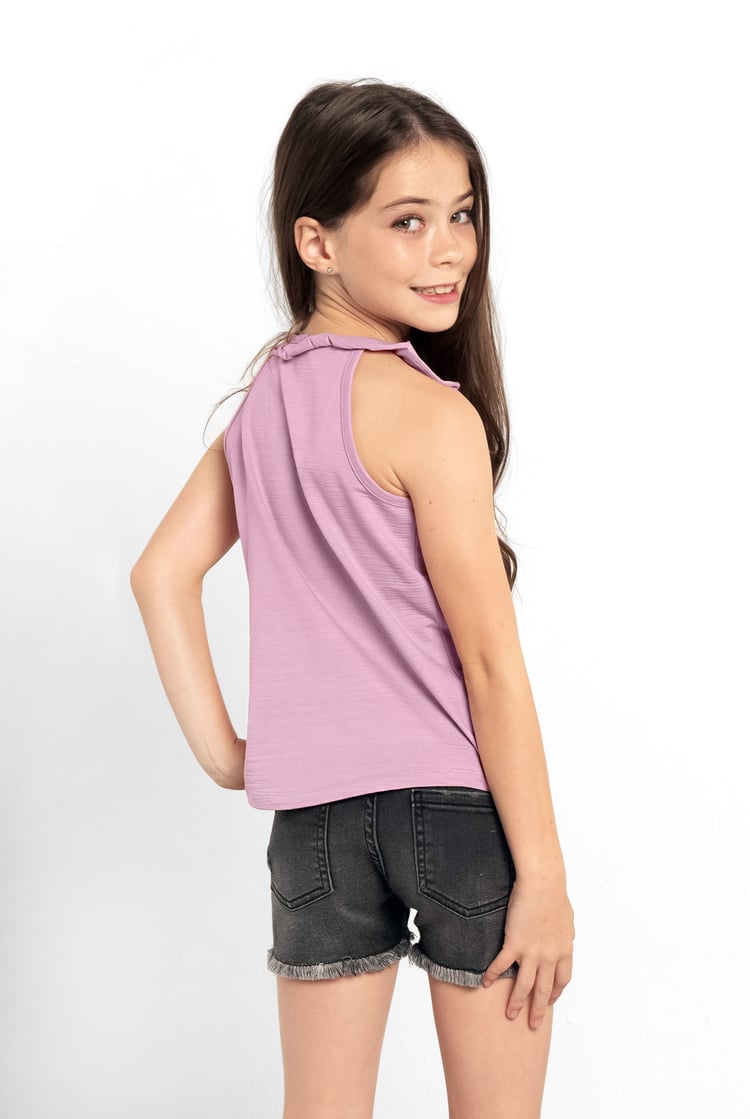 Girls Cat With Hat Tank Top (2/3yrs-8/9yrs)