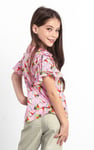 Girls Frill Sleeve T-Shirt (5/6yrs-10/11yrs)