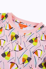 Girls Frill Sleeve T-Shirt (5/6yrs-10/11yrs)