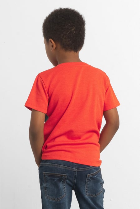 Boys Orange Super Kiddo Printed T-shirt (6yrs-11yrs)