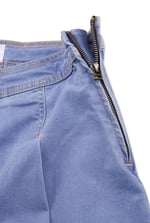 Pleated Design Frayed Raw Hem Mini Skirt