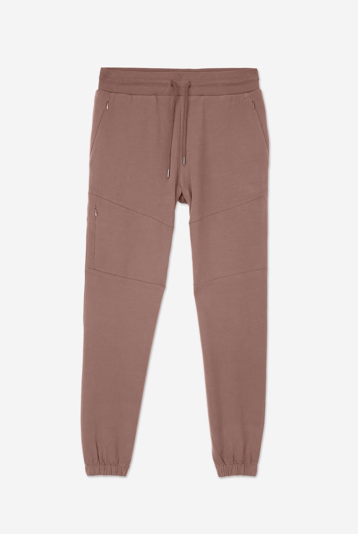 Mens Cut & Sew Zip Jogger