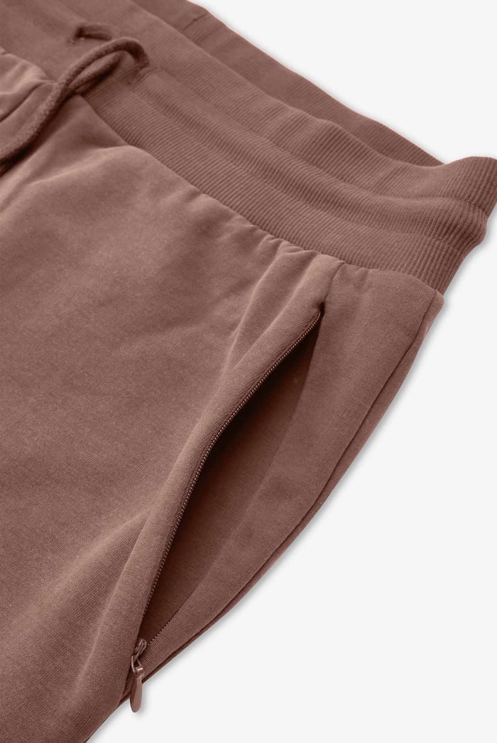 Mens Cut & Sew Zip Jogger