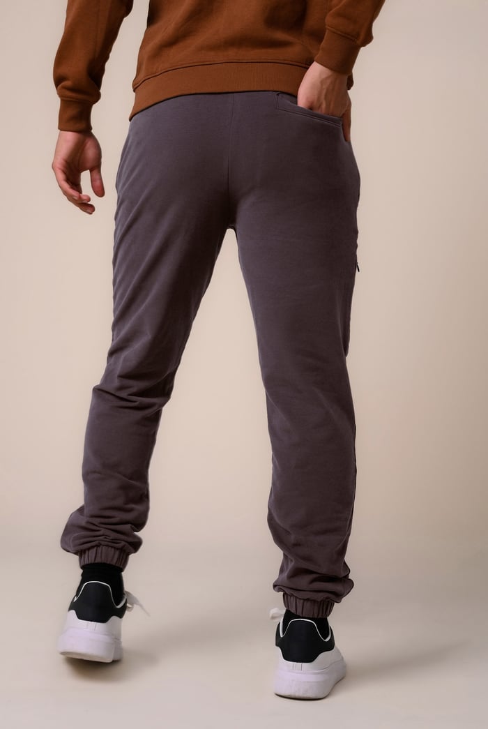 Mens Cut & Sew Zip Jogger