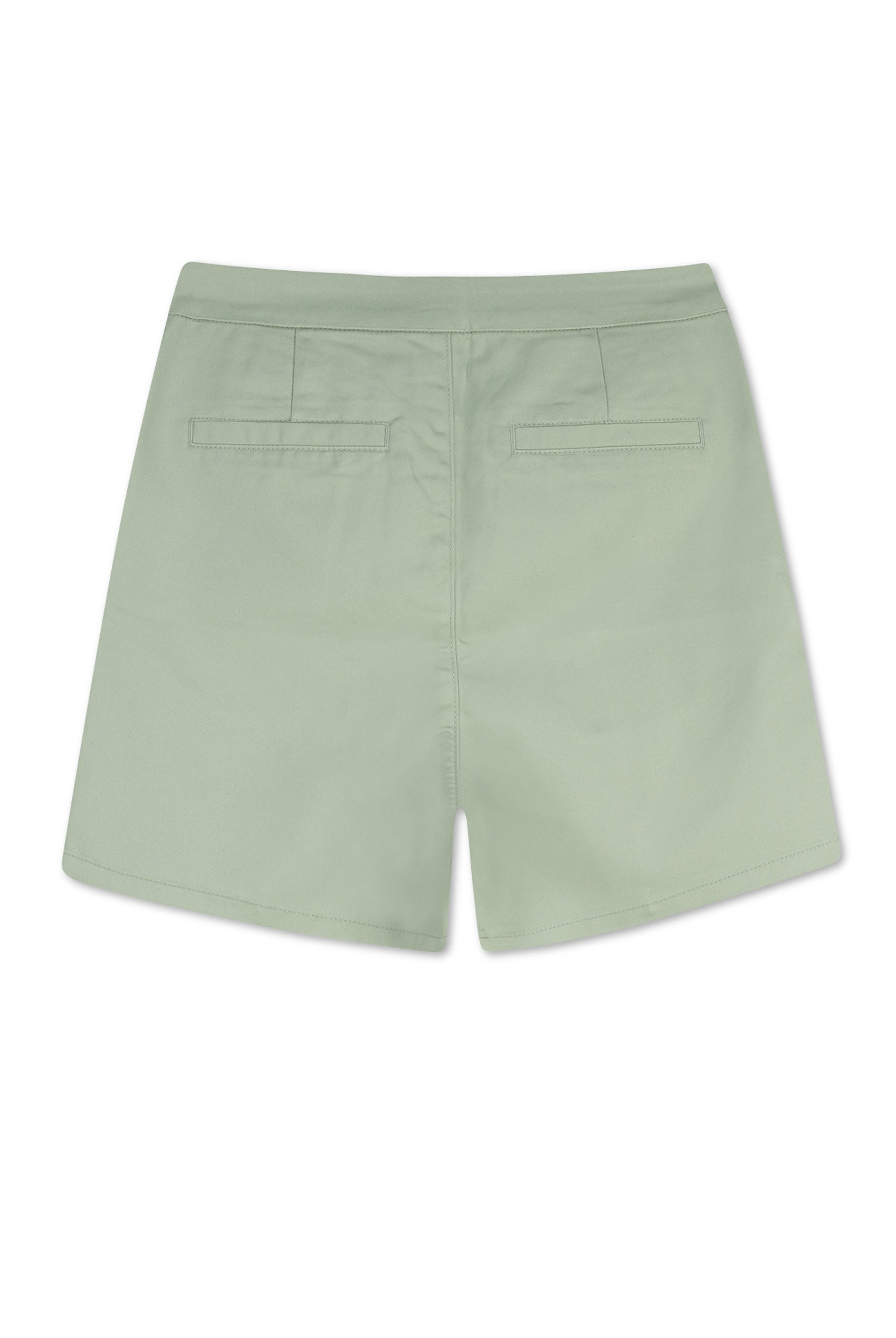 Golden Button Front High Waisted Short