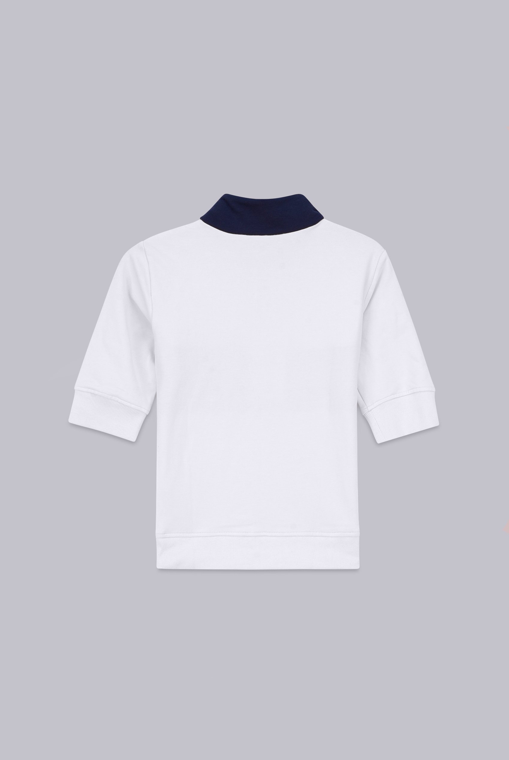 Boys Zip Up Colour Block Sweatshirt ( 6yrs-11yrs)