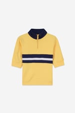 Boys Zip Up Colour Block Sweatshirt ( 6yrs-11yrs)