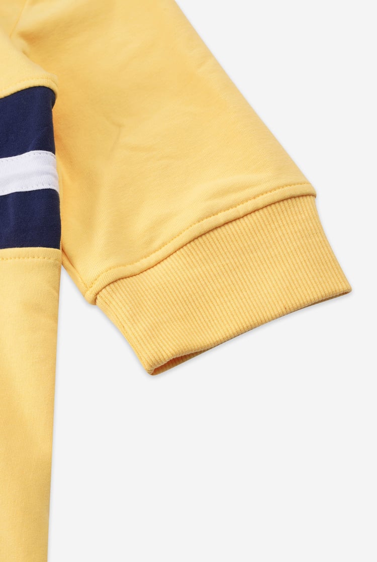 Boys Zip Up Colour Block Sweatshirt ( 6yrs-11yrs)