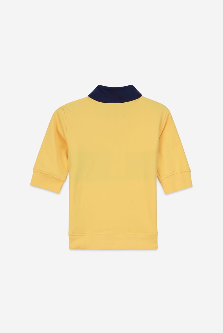 Boys Zip Up Colour Block Sweatshirt ( 6yrs-11yrs)