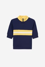 Boys Zip Up Colour Block Sweatshirt ( 6yrs-11yrs)