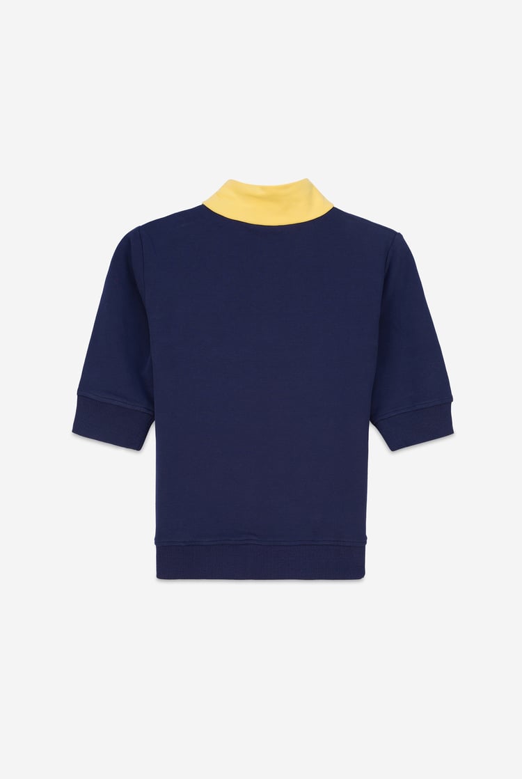 Boys Zip Up Colour Block Sweatshirt ( 6yrs-11yrs)