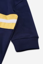 Boys Zip Up Colour Block Sweatshirt ( 6yrs-11yrs)