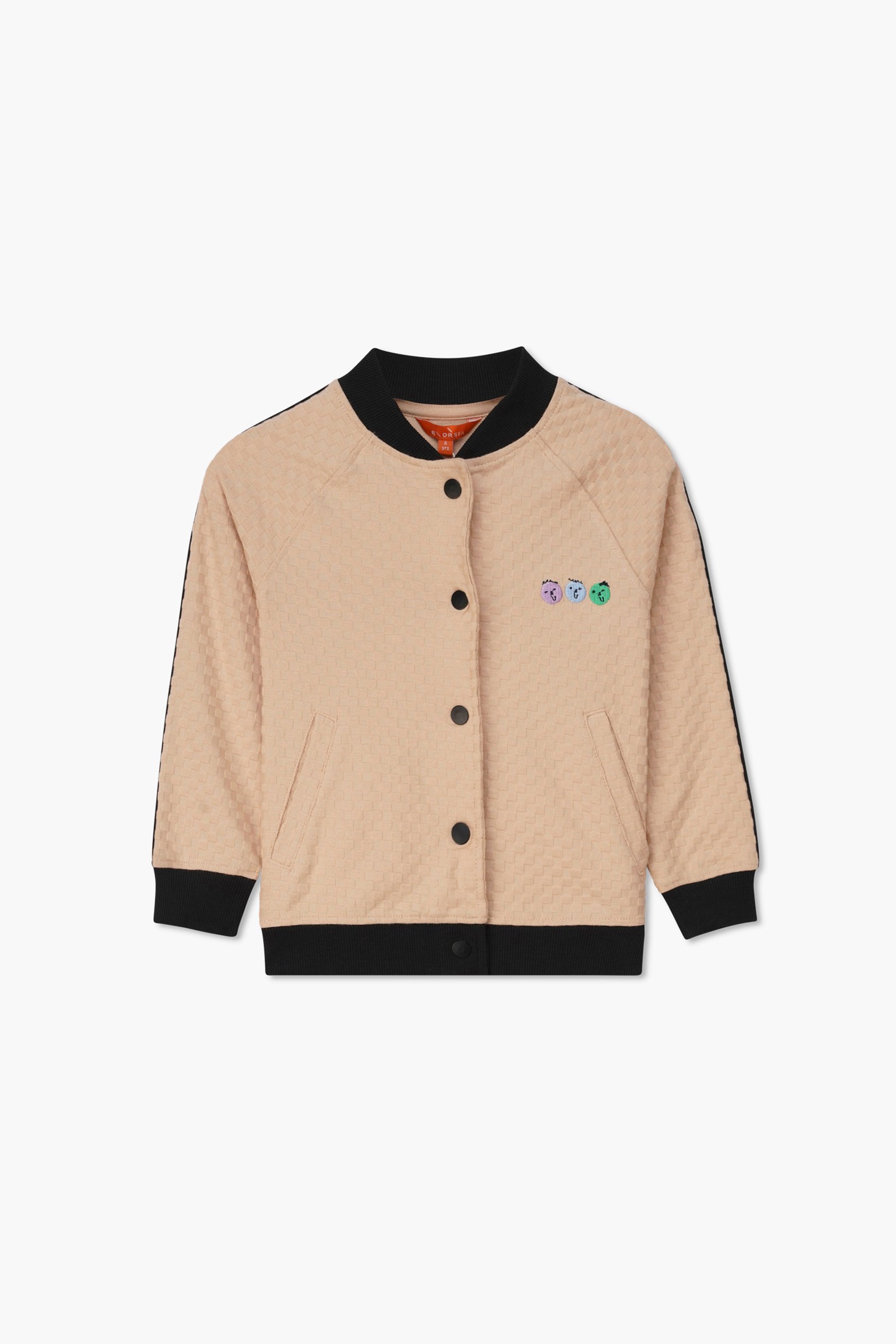 Boys Chest Embroidery Bomber Jacket ( 12/18mths-7yrs)