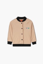 Boys Chest Embroidery Bomber Jacket ( 12/18mths-7yrs)