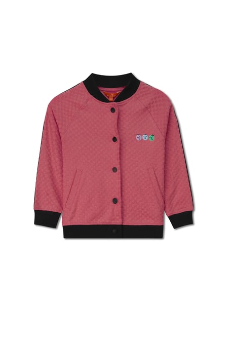 Boys Cream Chest Embroidery Bomber Jacket ( 12/18mths-7yrs)