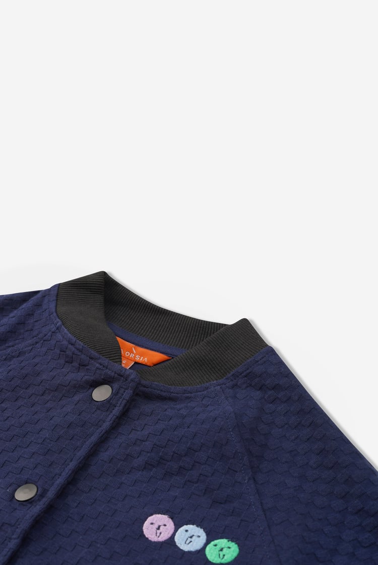 Boys Chest Embroidery Bomber Jacket ( 12/18mths-7yrs)