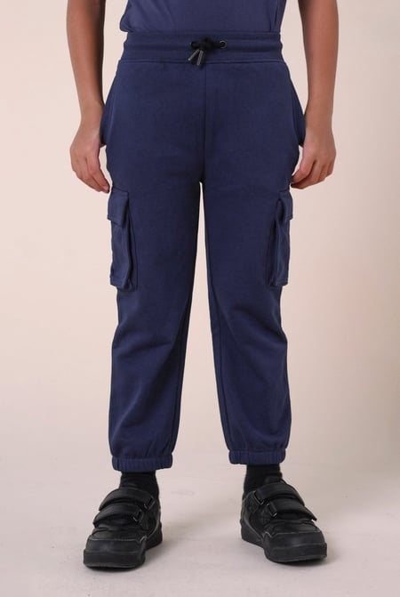 Boys Green Jersey Cargo Jogger ( 6yrs-11yrs)