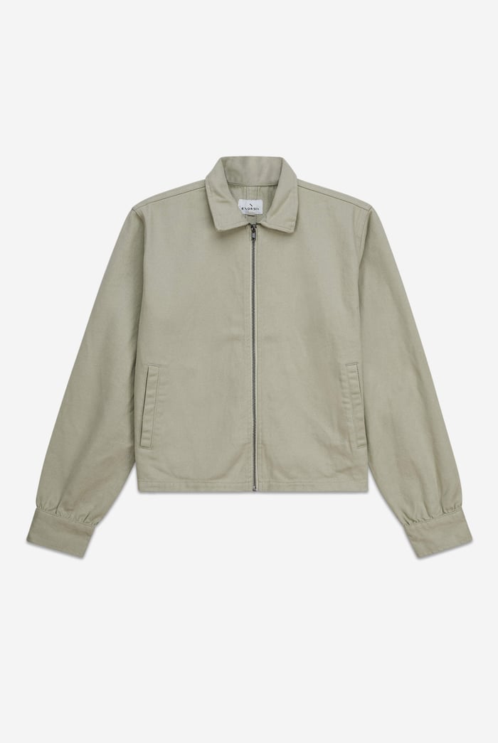 Womens Full Zip Cropped Jacket