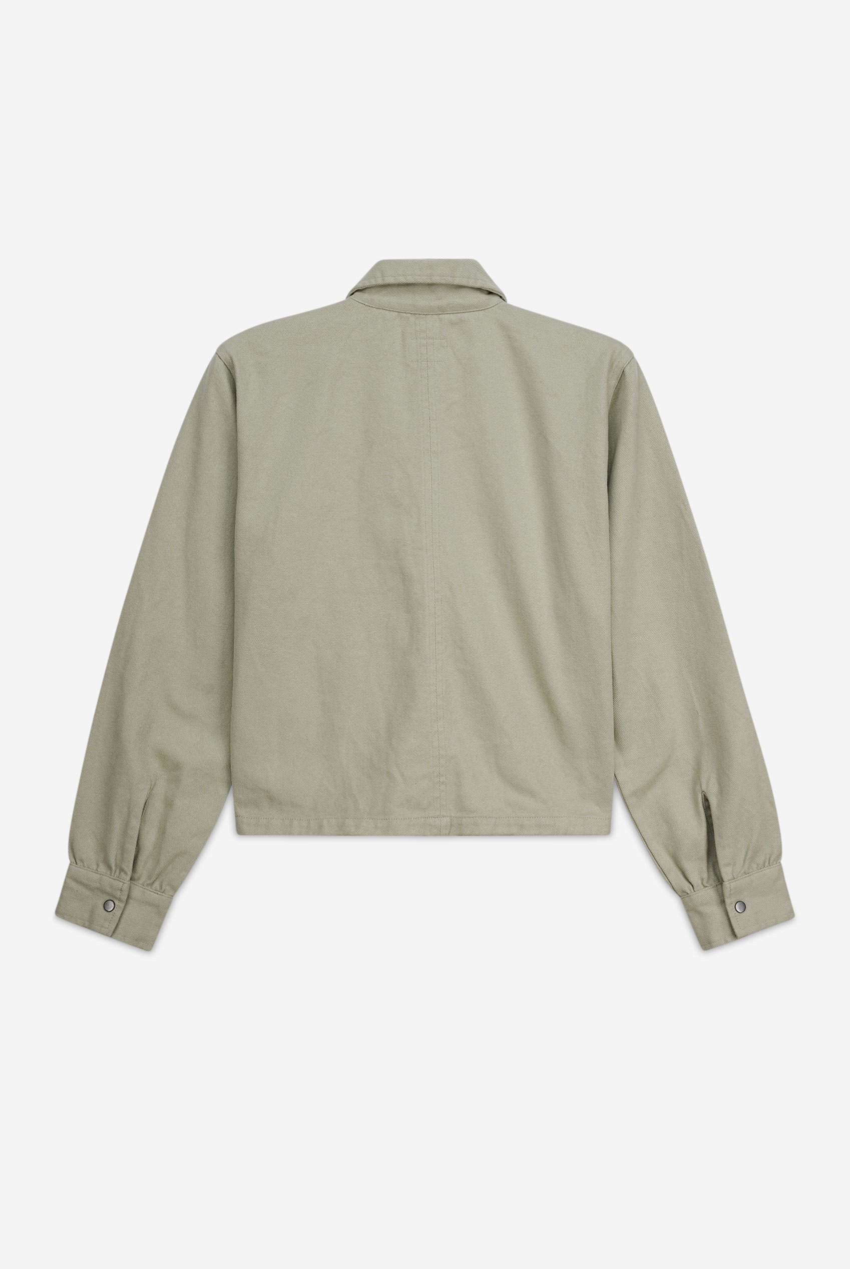 Womens Full Zip Cropped Jacket