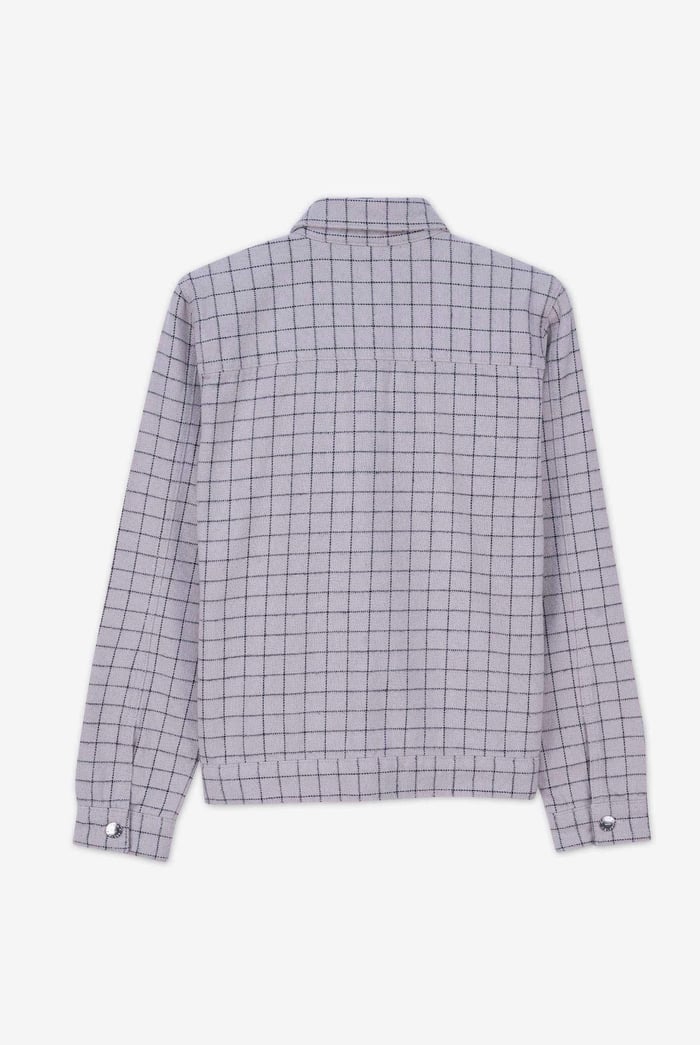 Womens Stripe Pattern Cropped Jacket