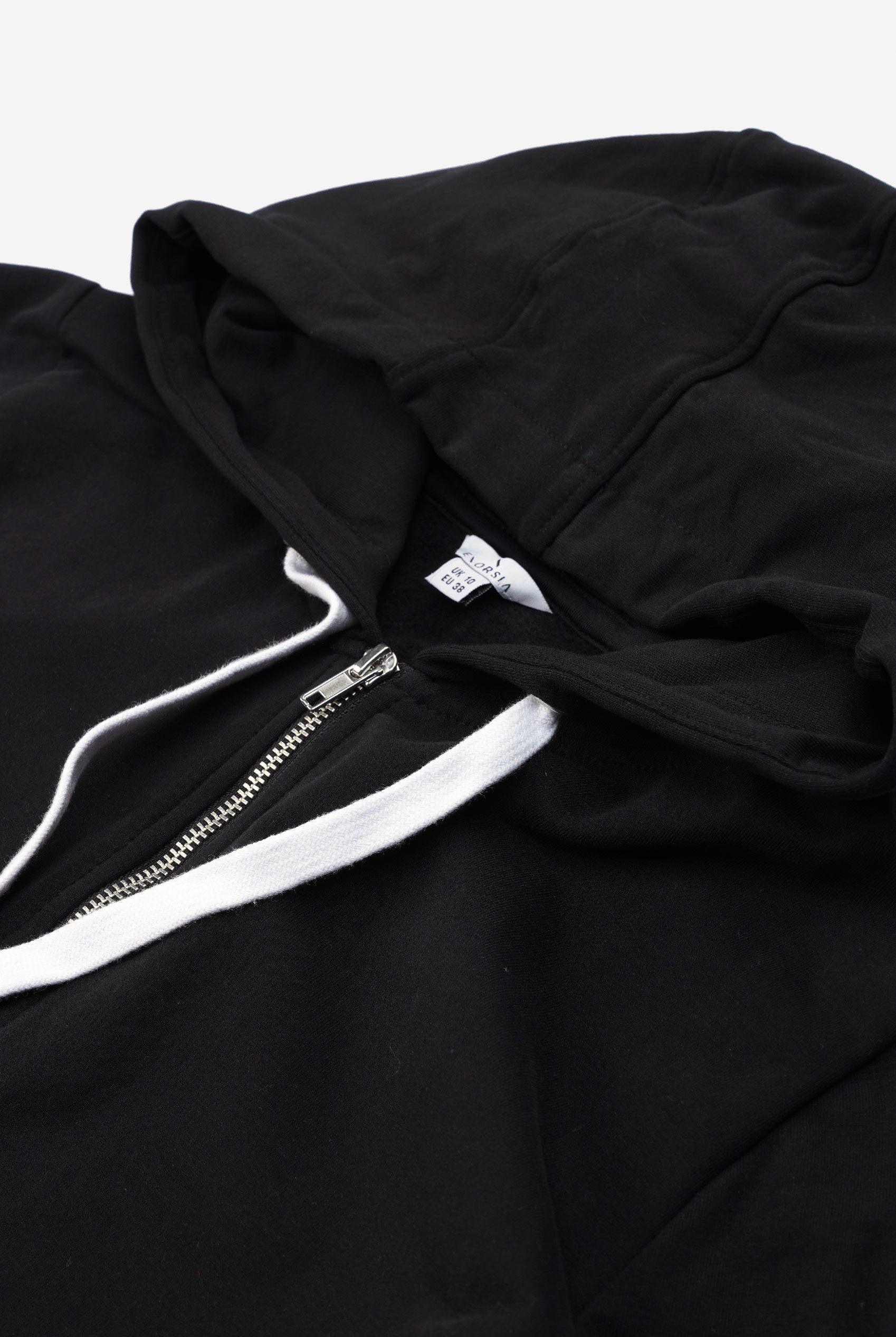 Women Longline Zip Front Hoodie