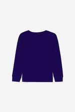 Embroidery Print Waffle Sweatshirt  (5yrs-11yrs)