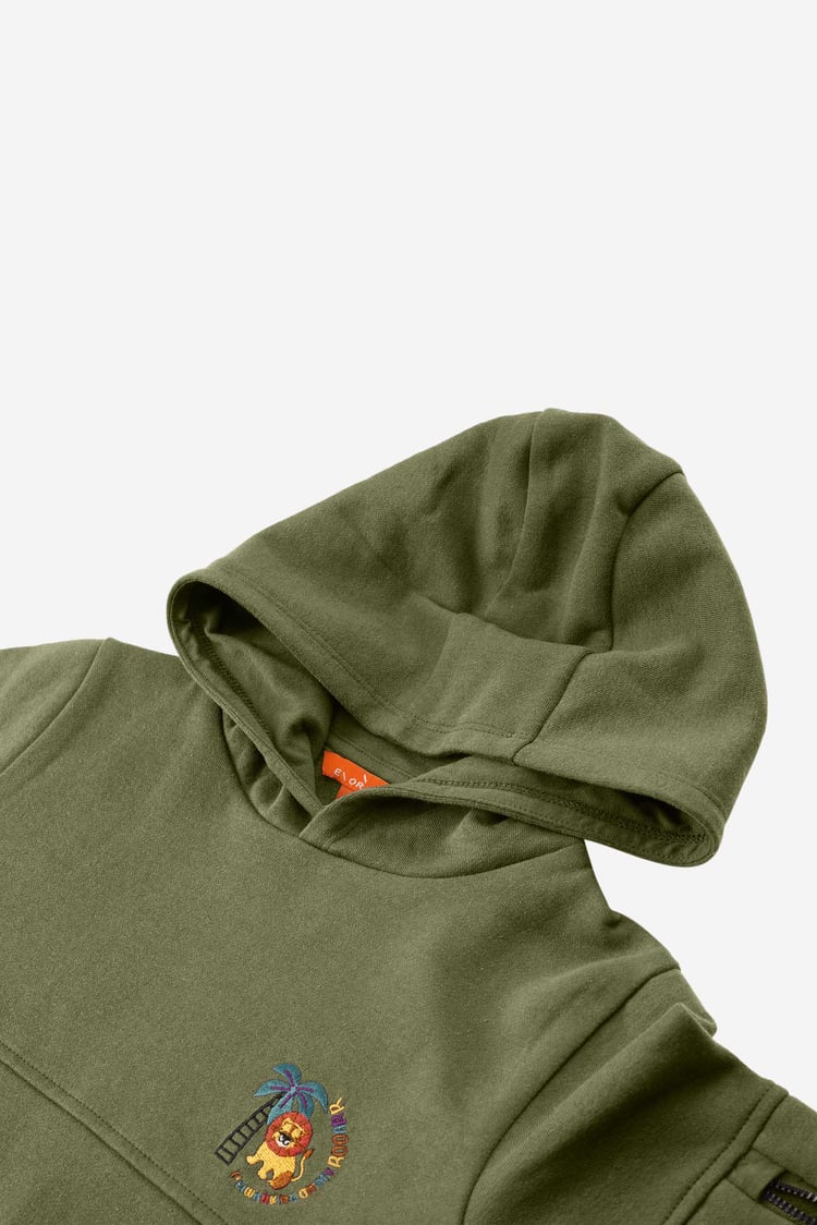 Boys  Embrodiery Print Hoodie  ( 6yrs-11yrs)