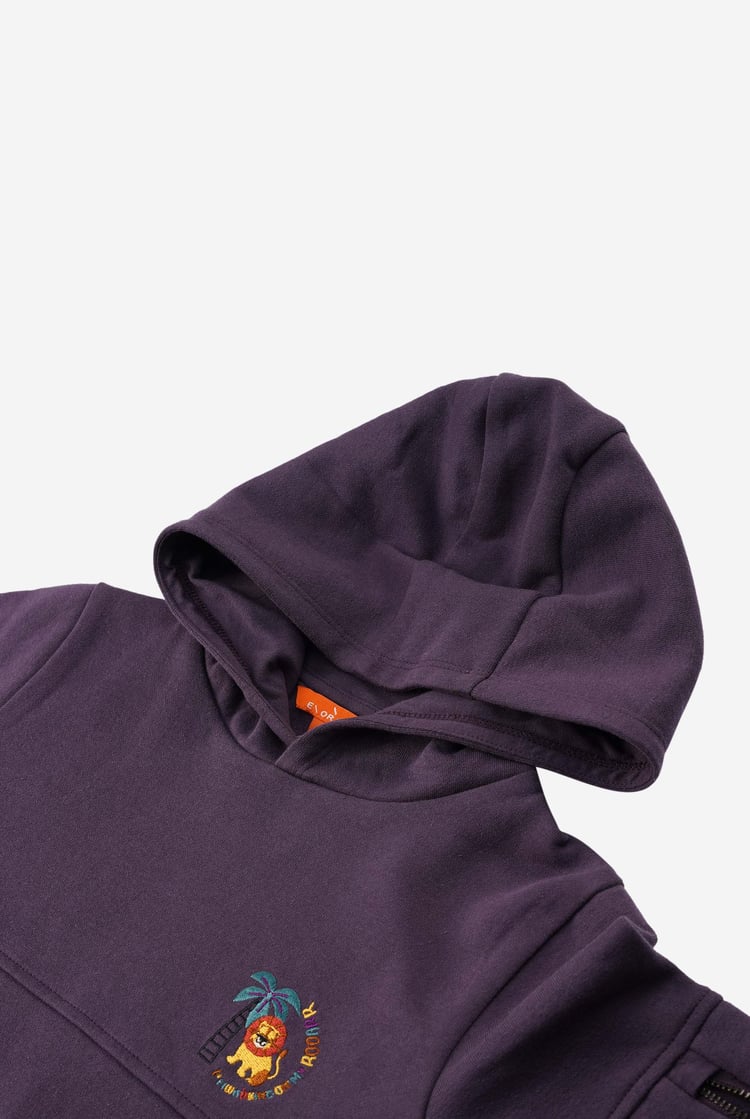 Boys  Embrodiery Print Hoodie  ( 6yrs-11yrs)