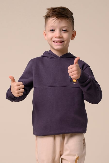 Boys Green  Embrodiery Print Hoodie  ( 6yrs-11yrs)