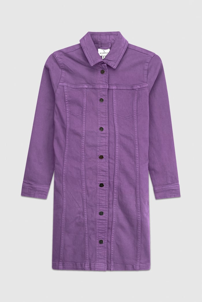 Womens Slim Longline Coloured Jacket