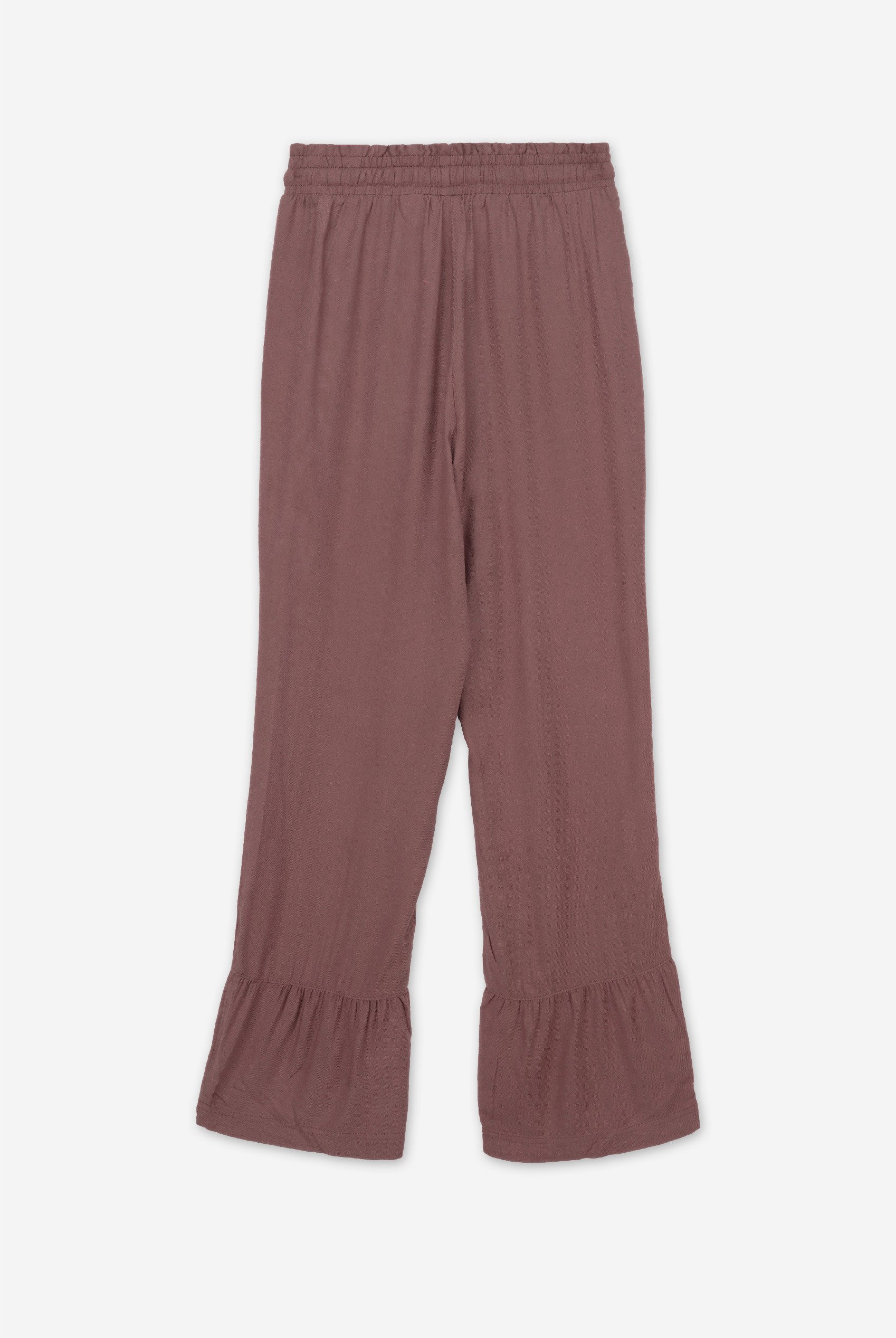 Womens Frill Trim Trouser