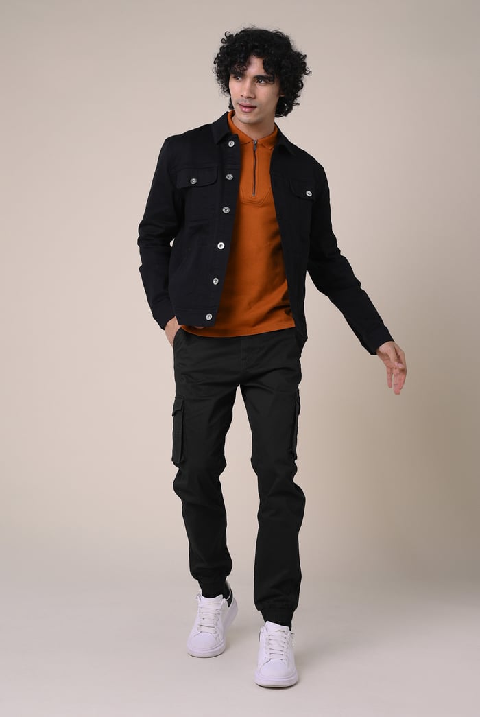 Mens Skinny Cargo Jogger