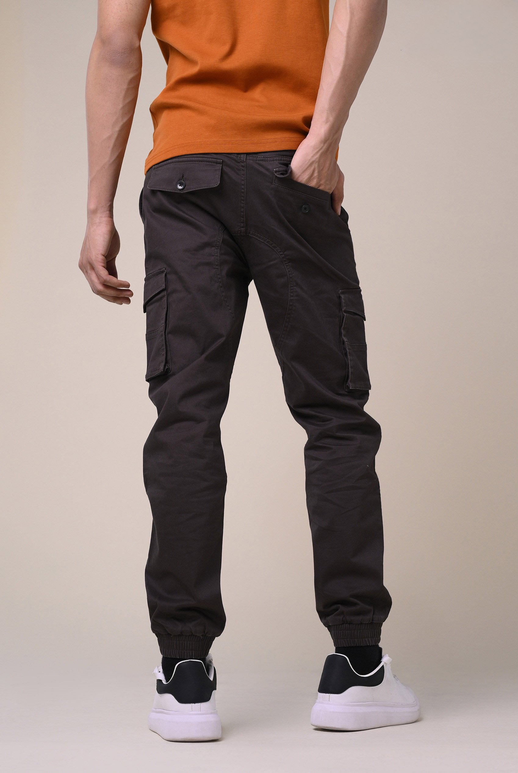 Mens Skinny Cargo Jogger