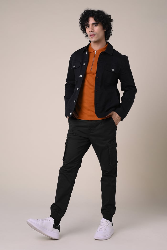 Mens Skinny Cargo Jogger