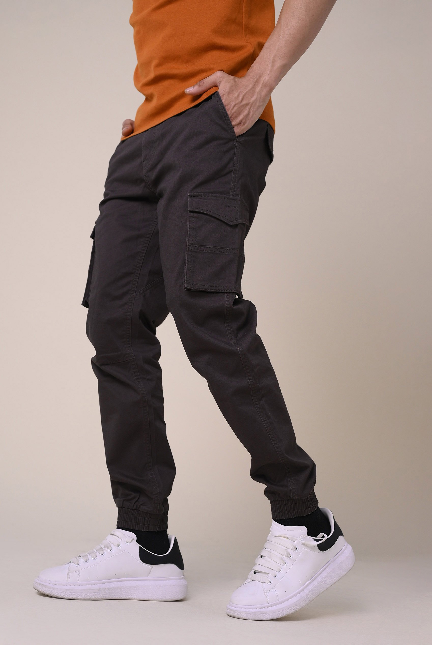 Mens Skinny Cargo Jogger