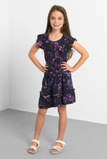 Garden Printed Smocked Waist Tops (2/3yrs-8/9yrs)