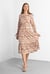 Viscose Long Sleeve Midi Dress