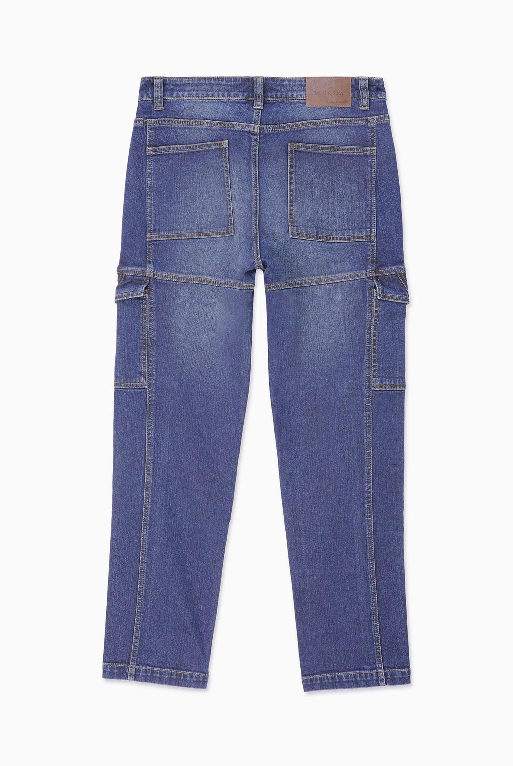 Mens Regular Fit Utility Jeans