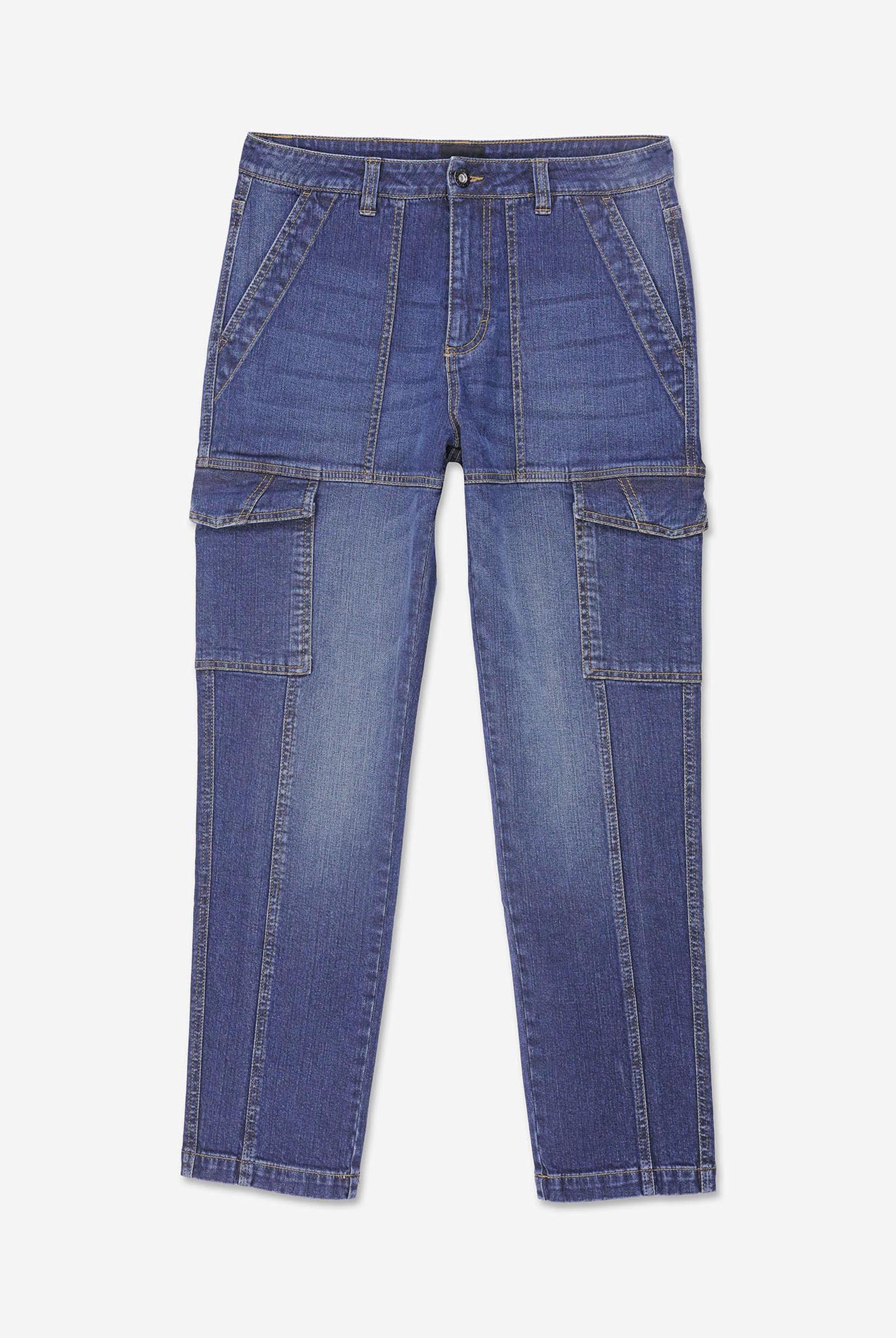 Mens Regular Fit Utility Jeans