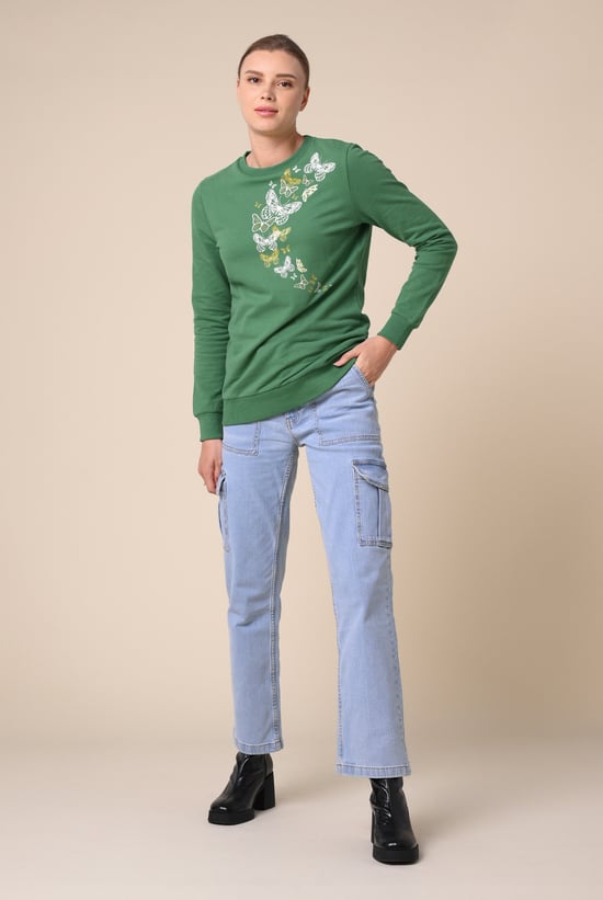 Vintage Straight Leg Cargo Jeans