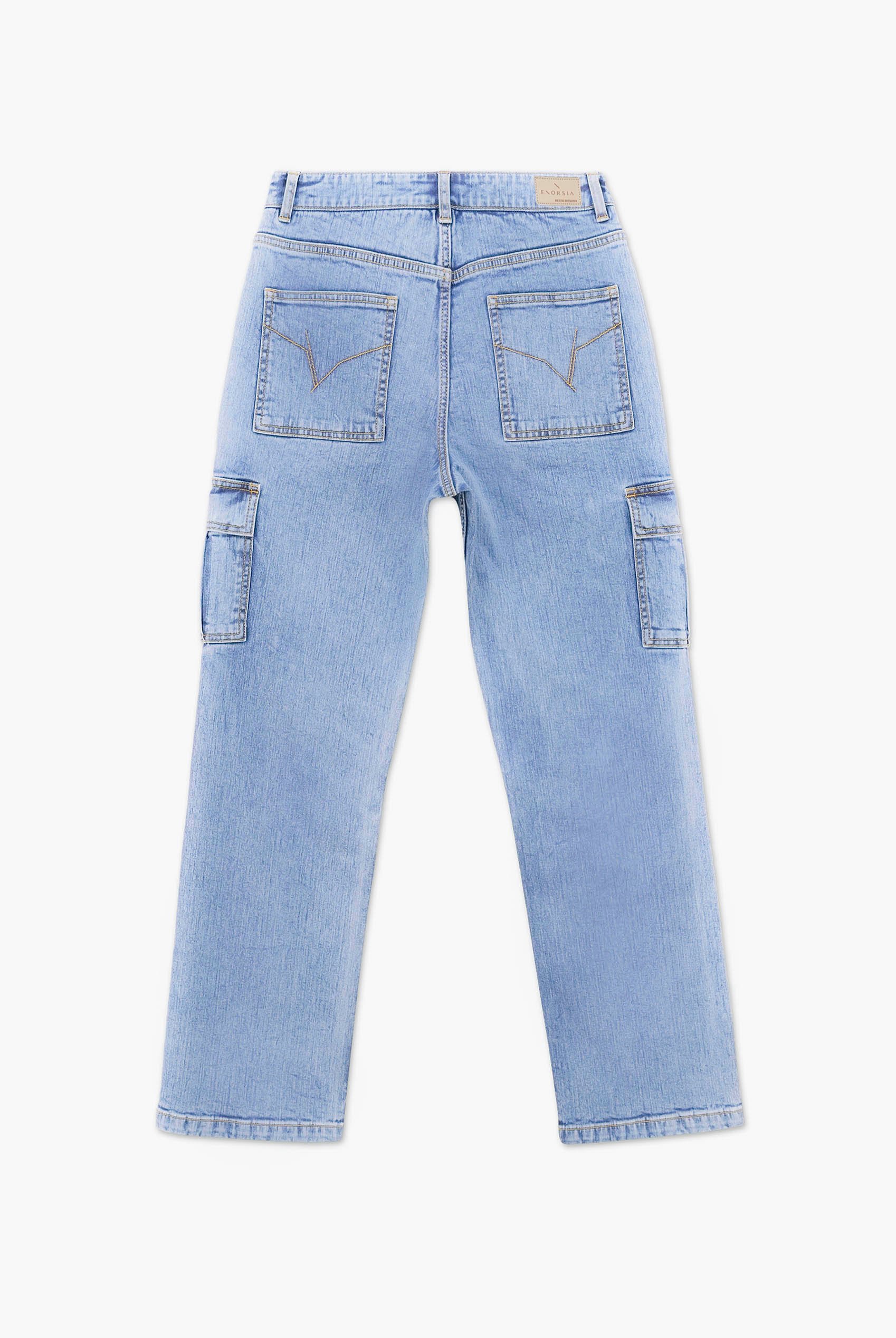 Vintage Straight Leg Cargo Jeans