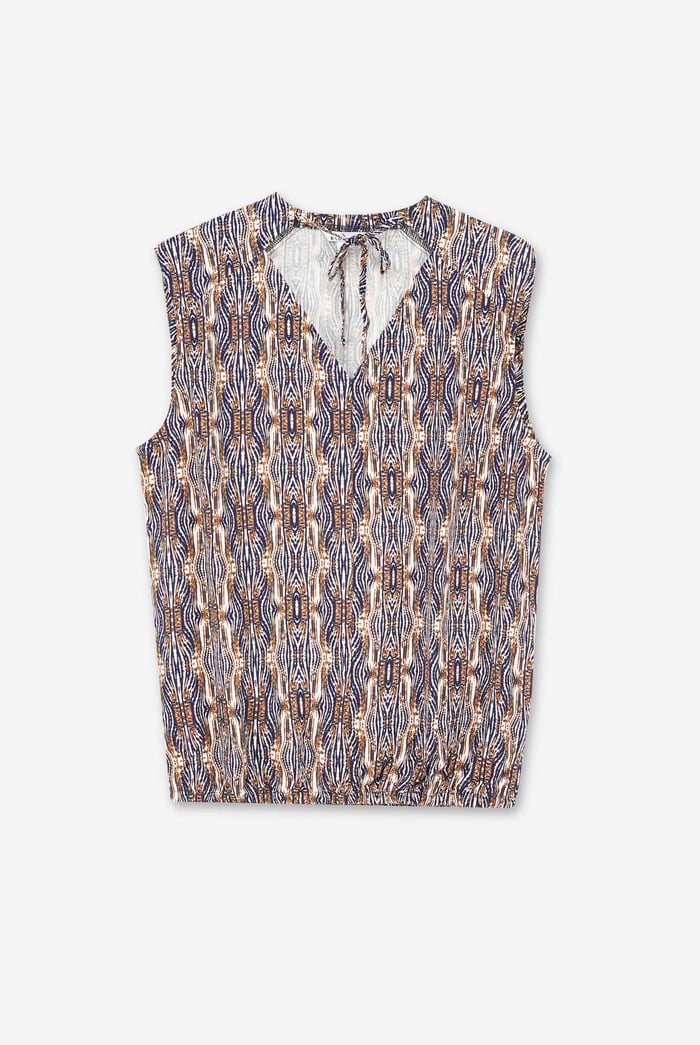 Womens Tie Neck Tops