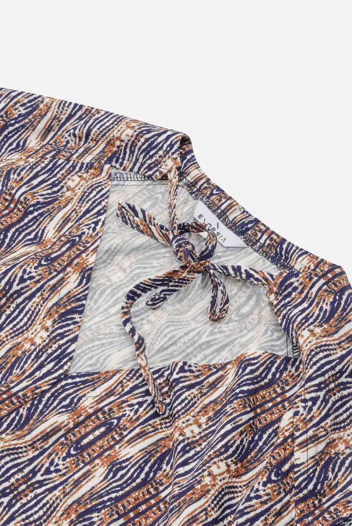 Womens Tie Neck Tops