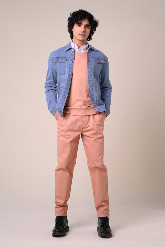 Mens Classic Blue Denim Jacket