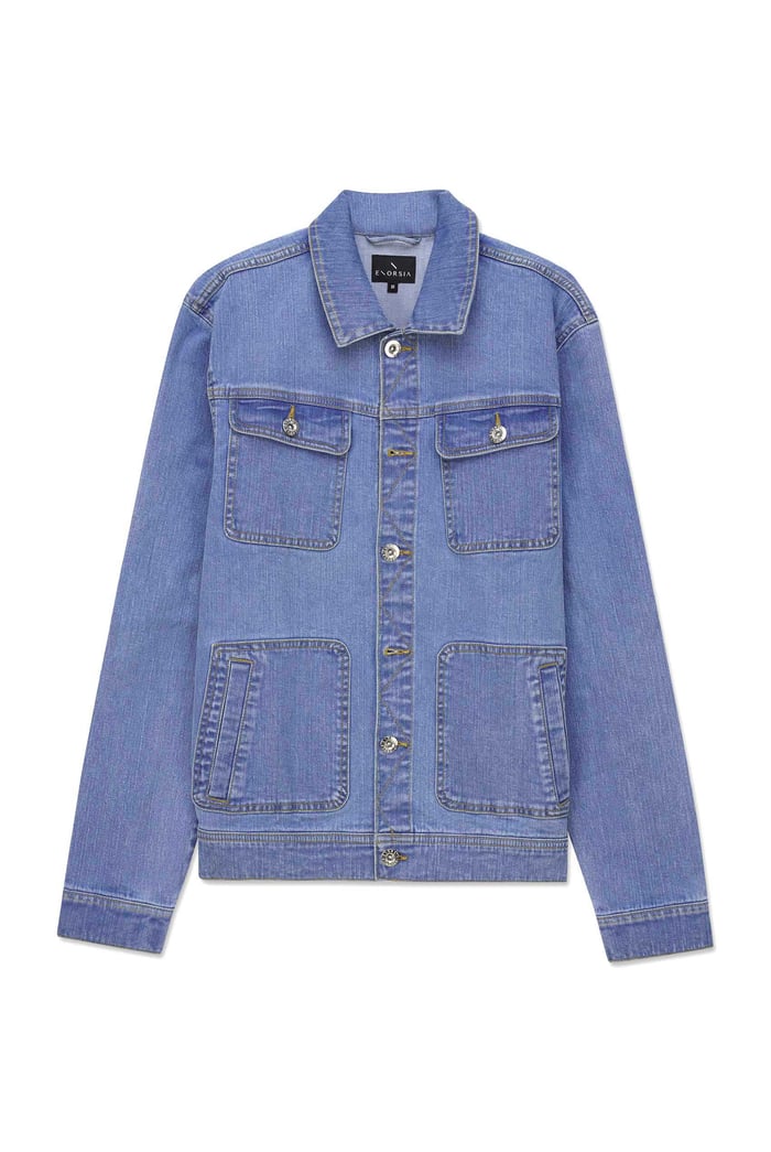 Mens Classic Blue Denim Jacket