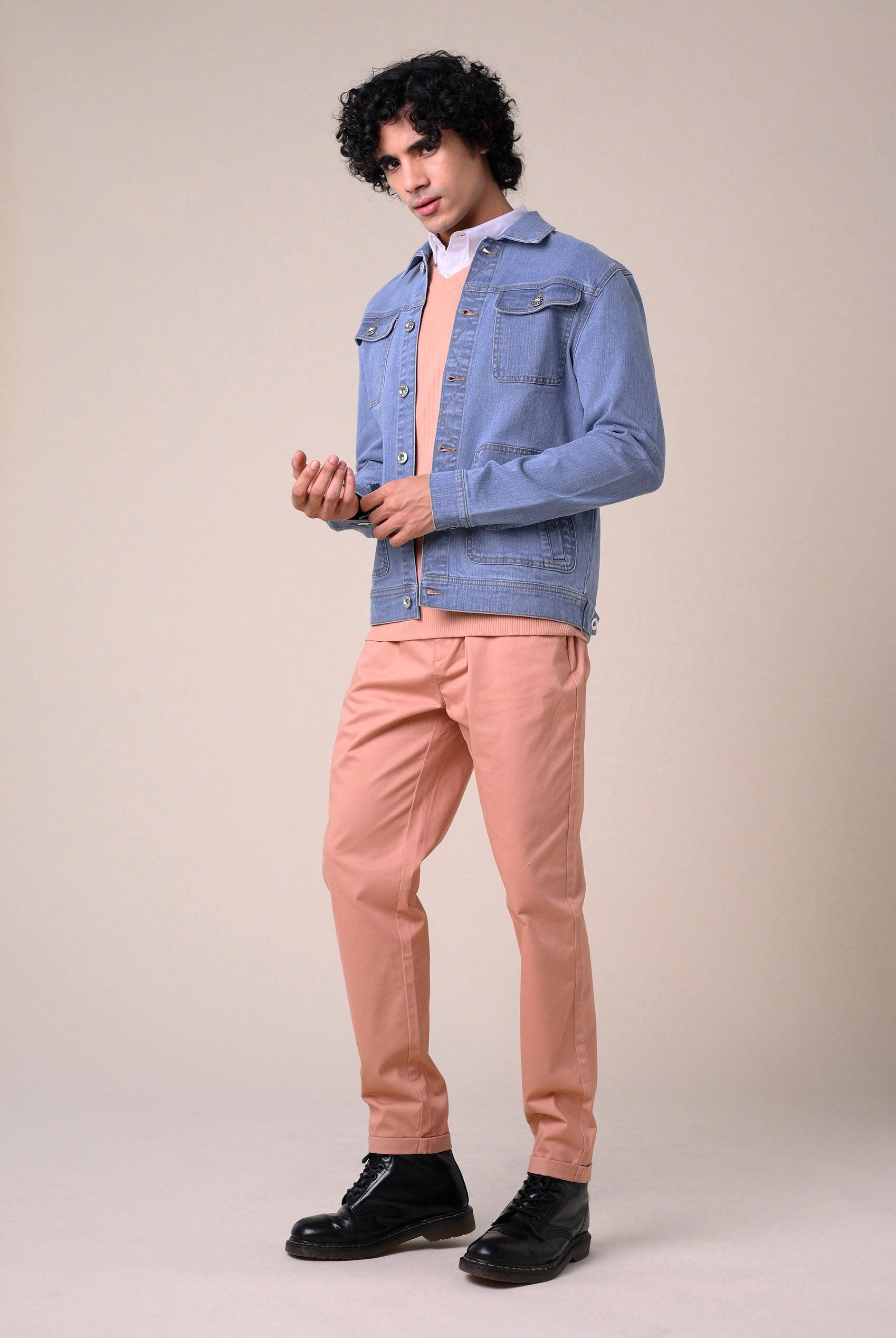Mens Classic Blue Denim Jacket